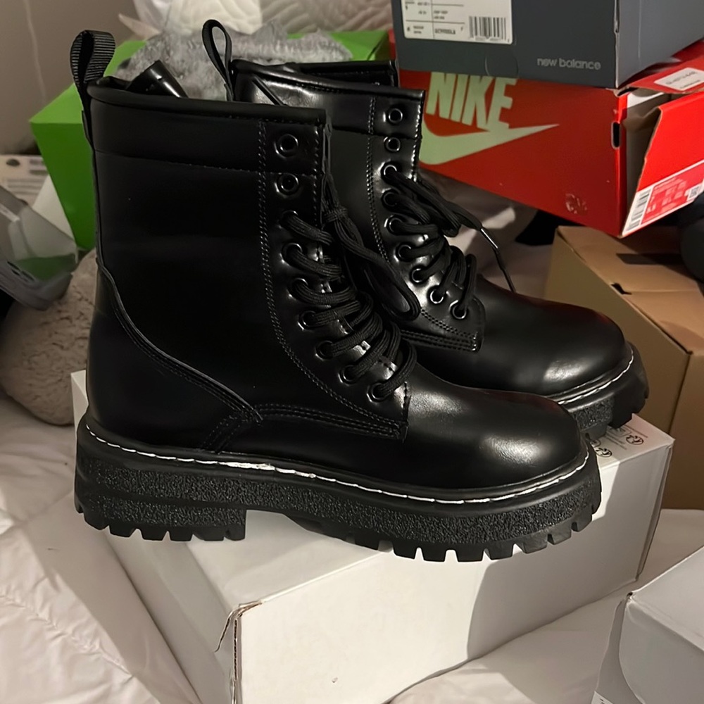 Black boots